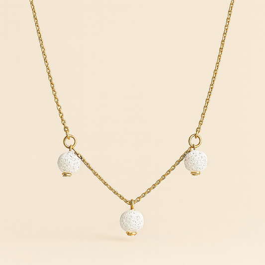 Trinity argent plaqué or jaune 3µ