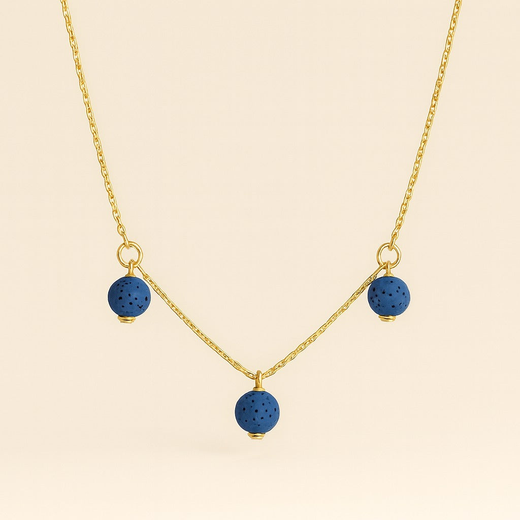 Trinity argent plaqué or jaune 3µ