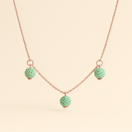 Trinity argent plaqué or rose 3µ