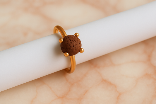 Calyma argent 925 plaqué or rose 3µ