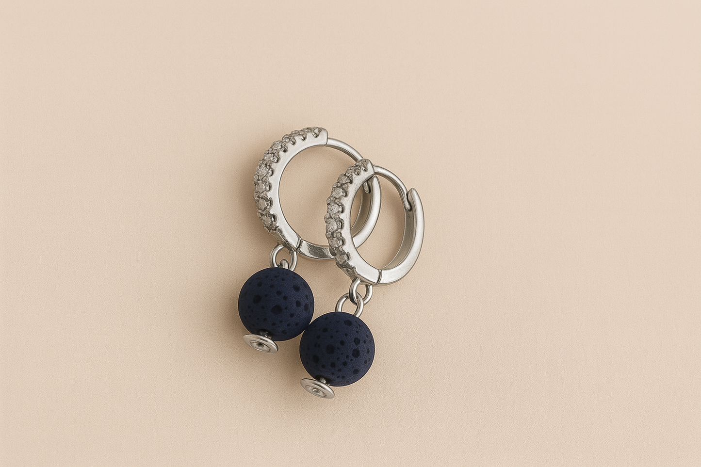 Boucles d'oreilles Halo Flora Argent 925