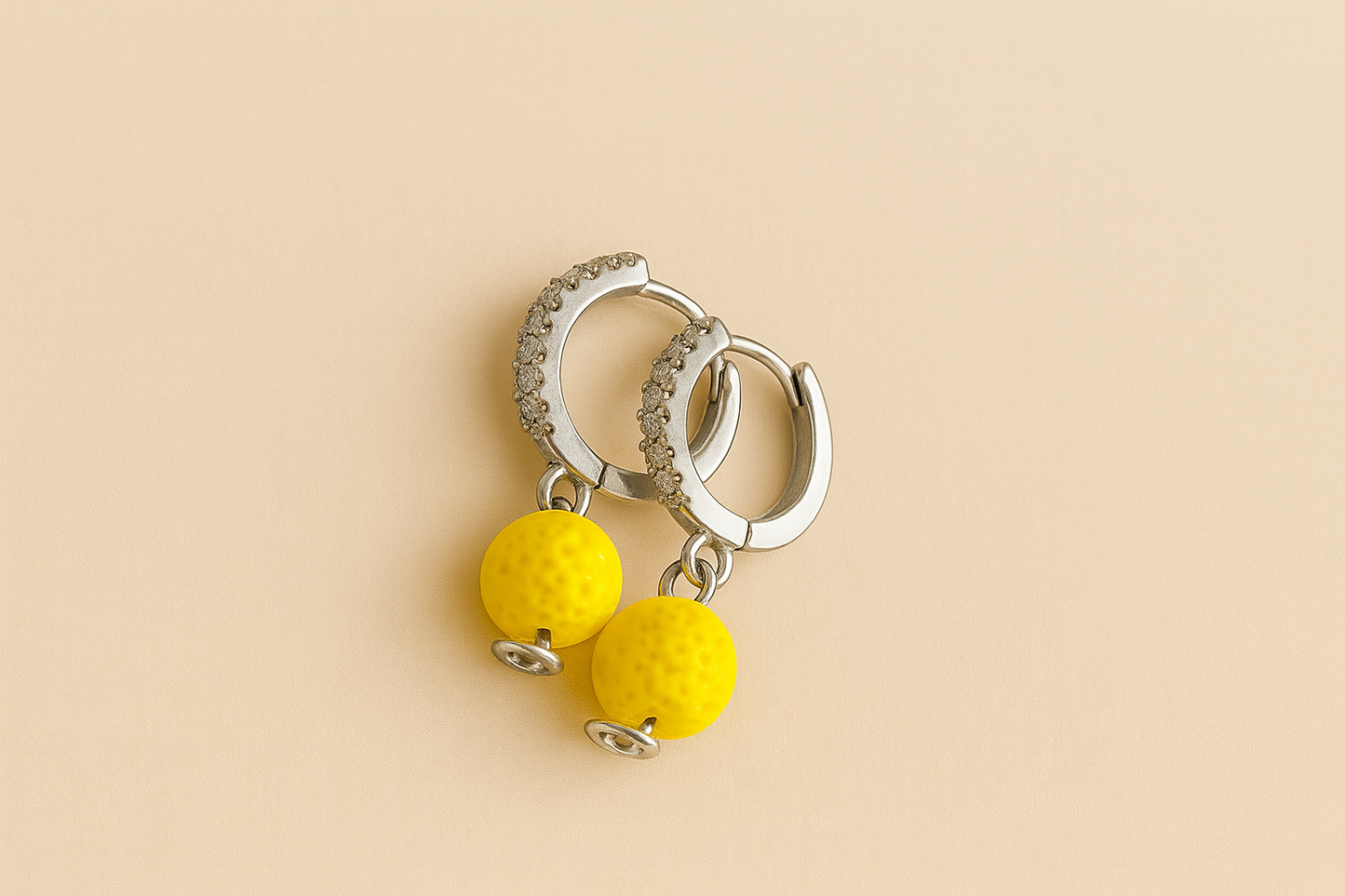 Boucles d'oreilles Halo Flora Argent 925