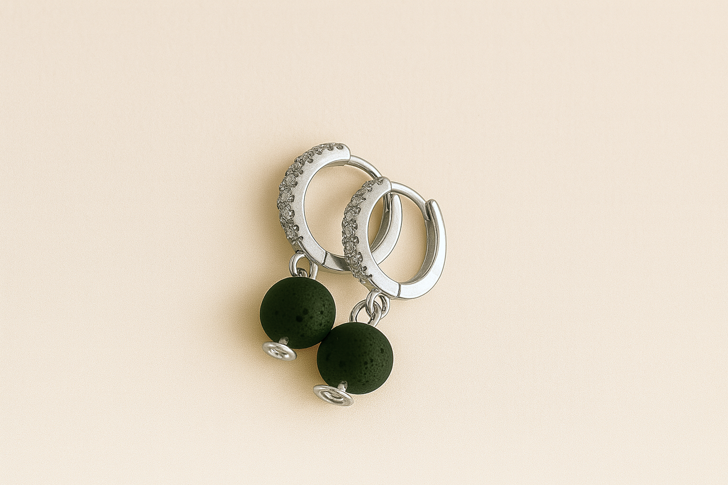 Boucles d'oreilles Halo Flora Argent 925