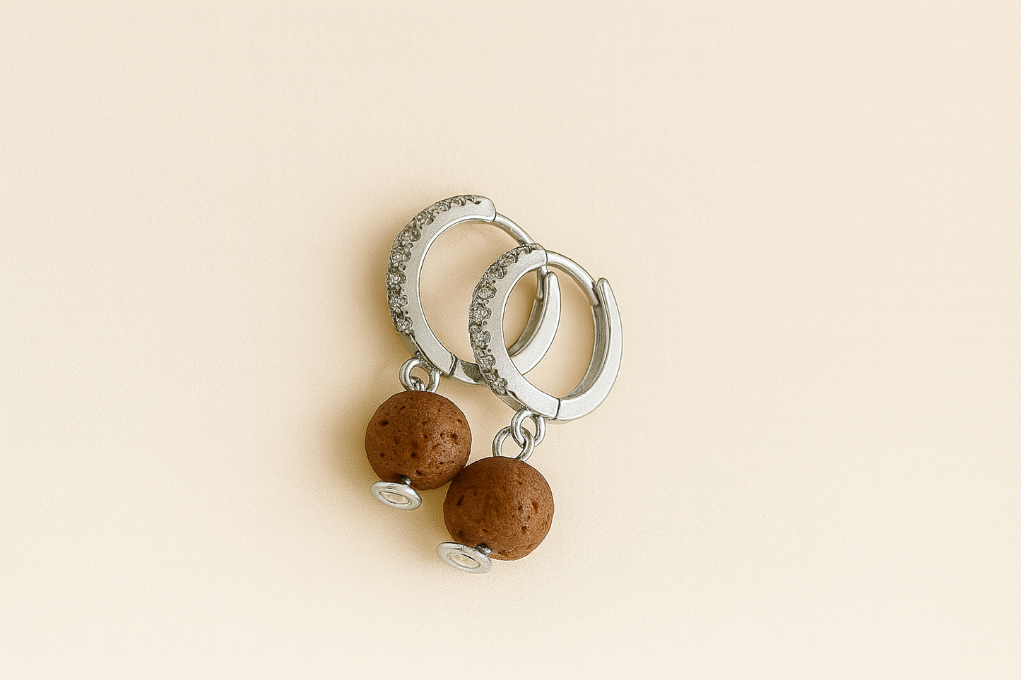 Boucles d'oreilles Halo Flora Argent 925
