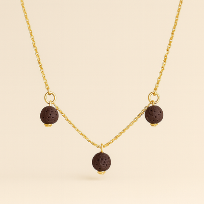 Trinity argent plaqué or jaune 3µ