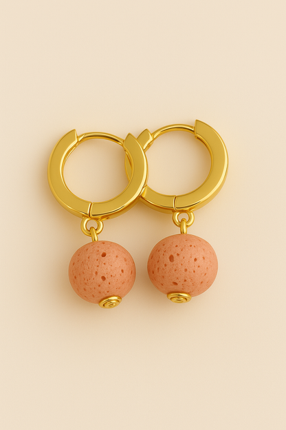 Boucles d'oreilles Soléia - Argent  Plaqué Or jaune 3μ