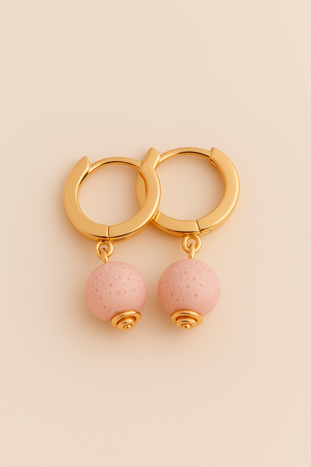 Boucles d'oreilles Soléia - Argent  Plaqué Or rose 3μ