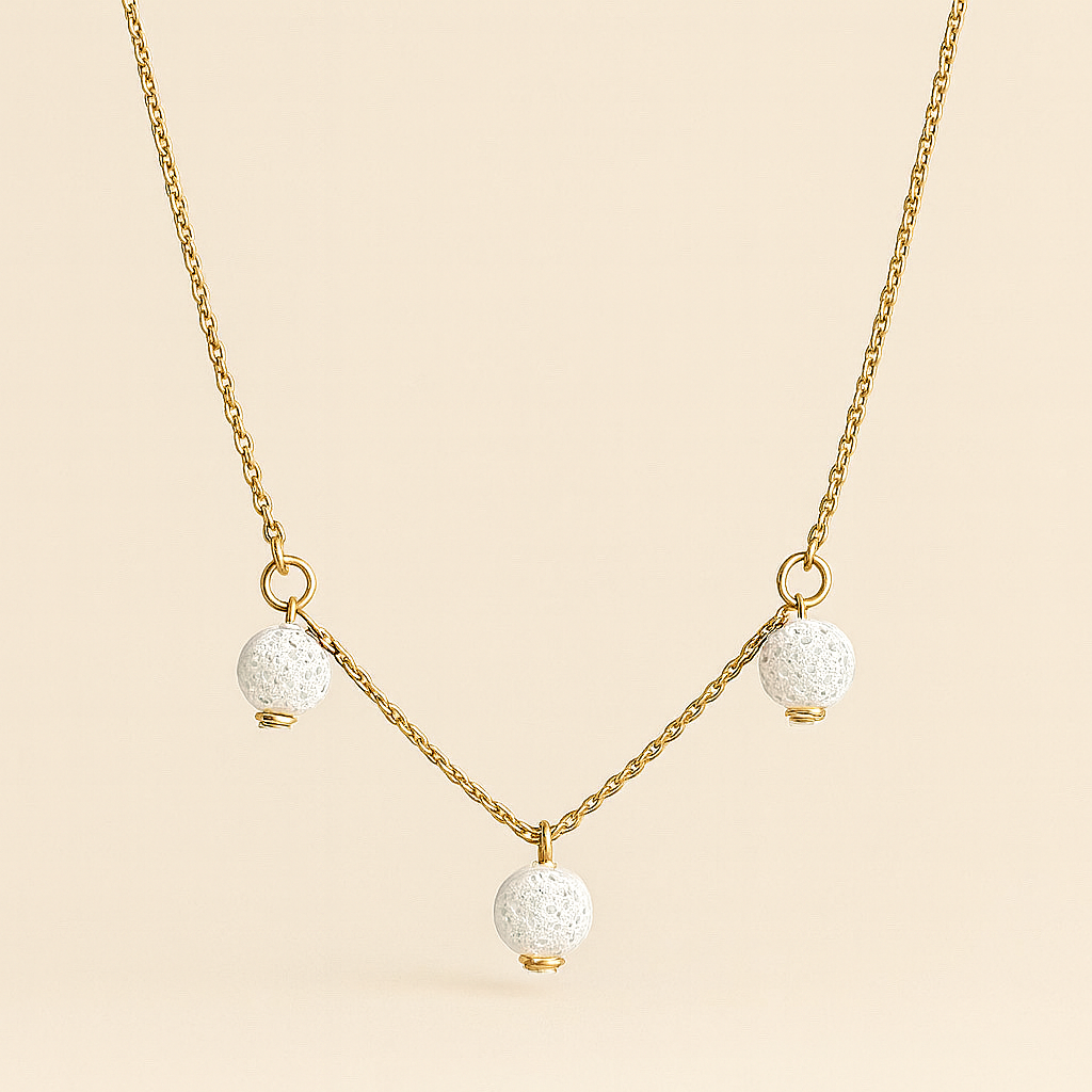 Trinity argent plaqué or jaune 3µ