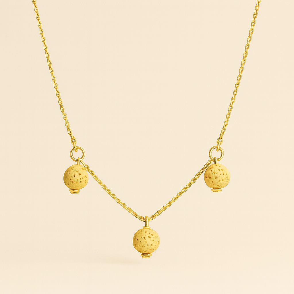 Trinity argent plaqué or jaune 3µ