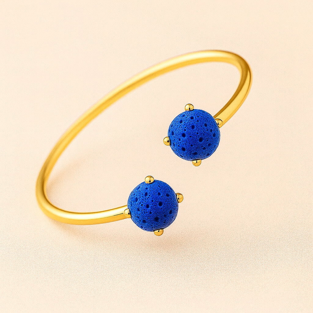 Dualis Jonc argent plaqué or jaune 3µ