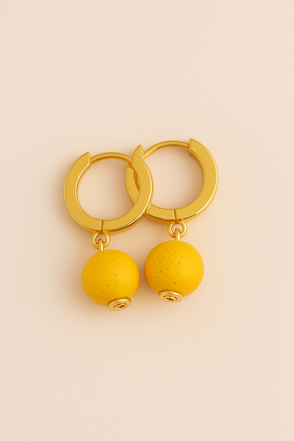 Boucles d'oreilles Soléia - Argent  Plaqué Or jaune 3μ