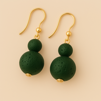 Boucles d'oreilles Luma Flos - Argent plaqué or jaune 3µ