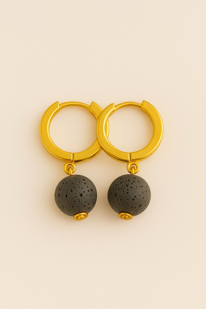 Boucles d'oreilles Soléia - Argent  Plaqué Or jaune 3μ