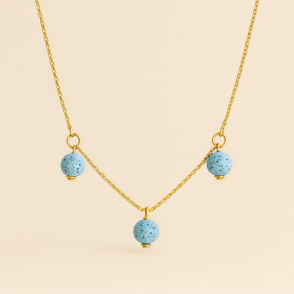 Trinity argent plaqué or jaune 3µ