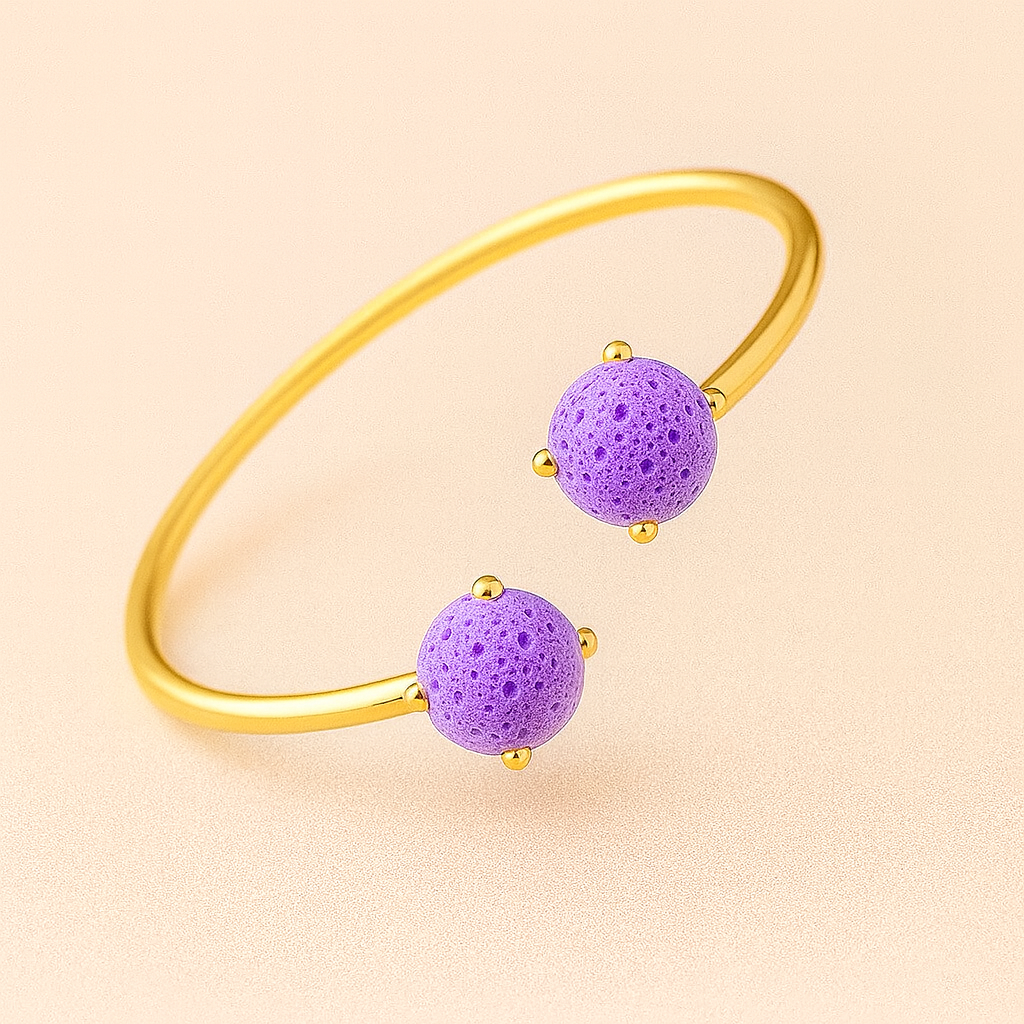 Dualis Jonc argent plaqué or jaune 3µ