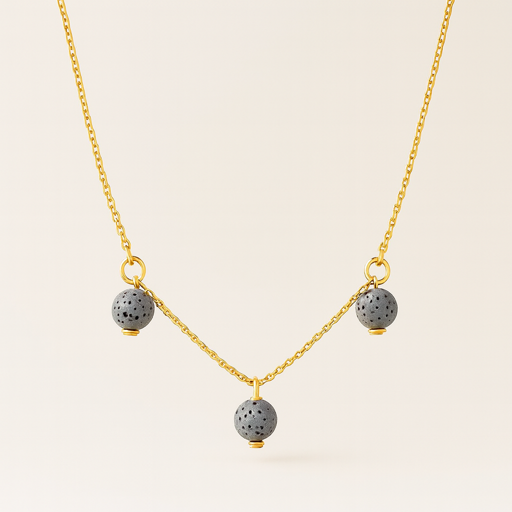 Trinity argent plaqué or jaune 3µ