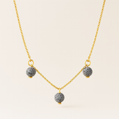 Trinity argent plaqué or jaune 3µ