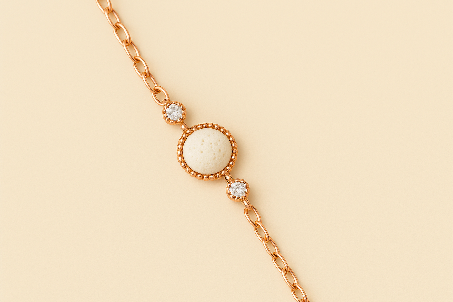 Mira argent plaqué or rose 1µ