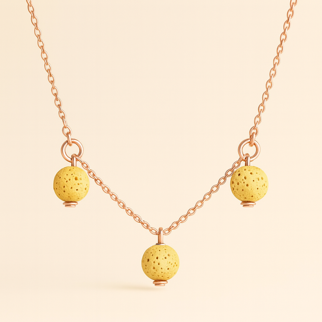 Trinity argent plaqué or rose 3µ