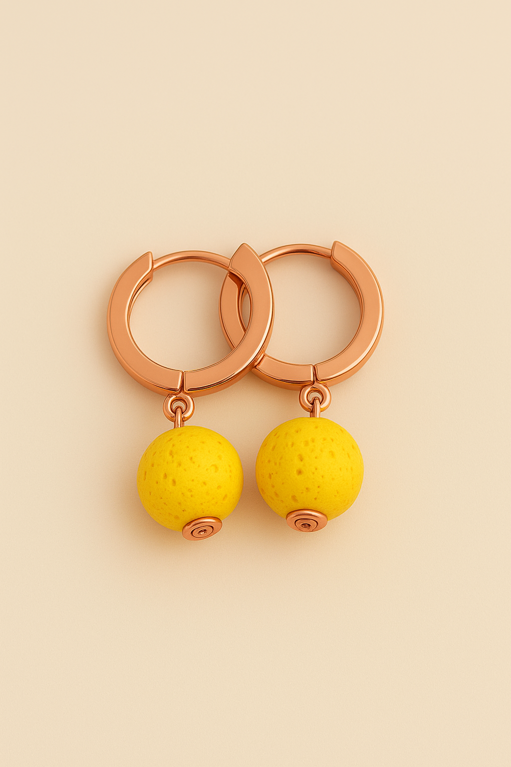 Boucles d'oreilles Soléia - Argent  Plaqué Or rose 3μ