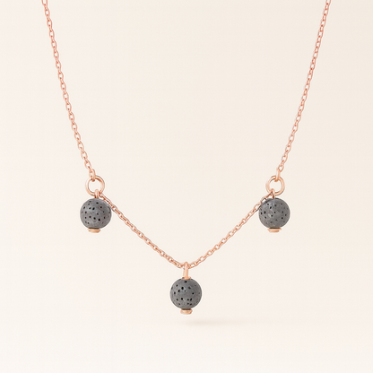 Trinity argent plaqué or rose 3µ