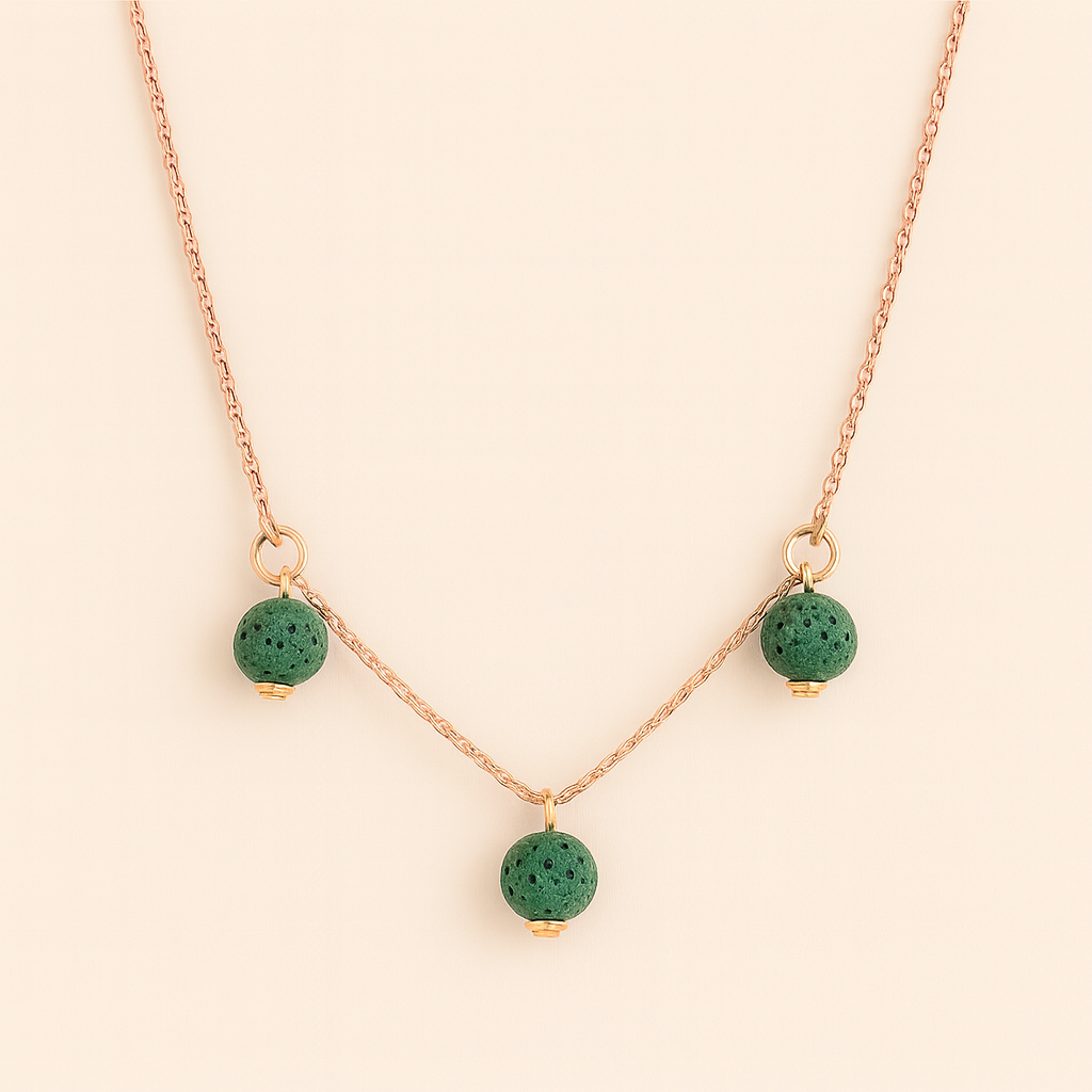 Trinity argent plaqué or rose 3µ