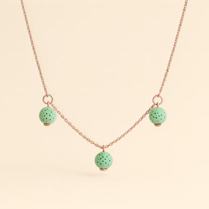 Trinity argent plaqué or rose 3µ