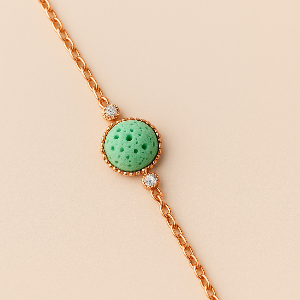 Mira argent plaqué or rose 1µ