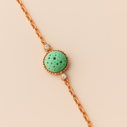 Mira argent plaqué or rose 1µ