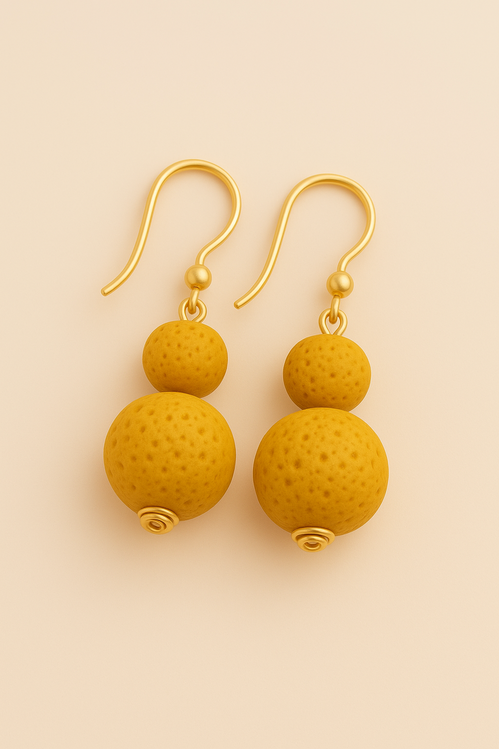 Boucles d'oreilles Luma Flos - Argent plaqué or jaune 3µ