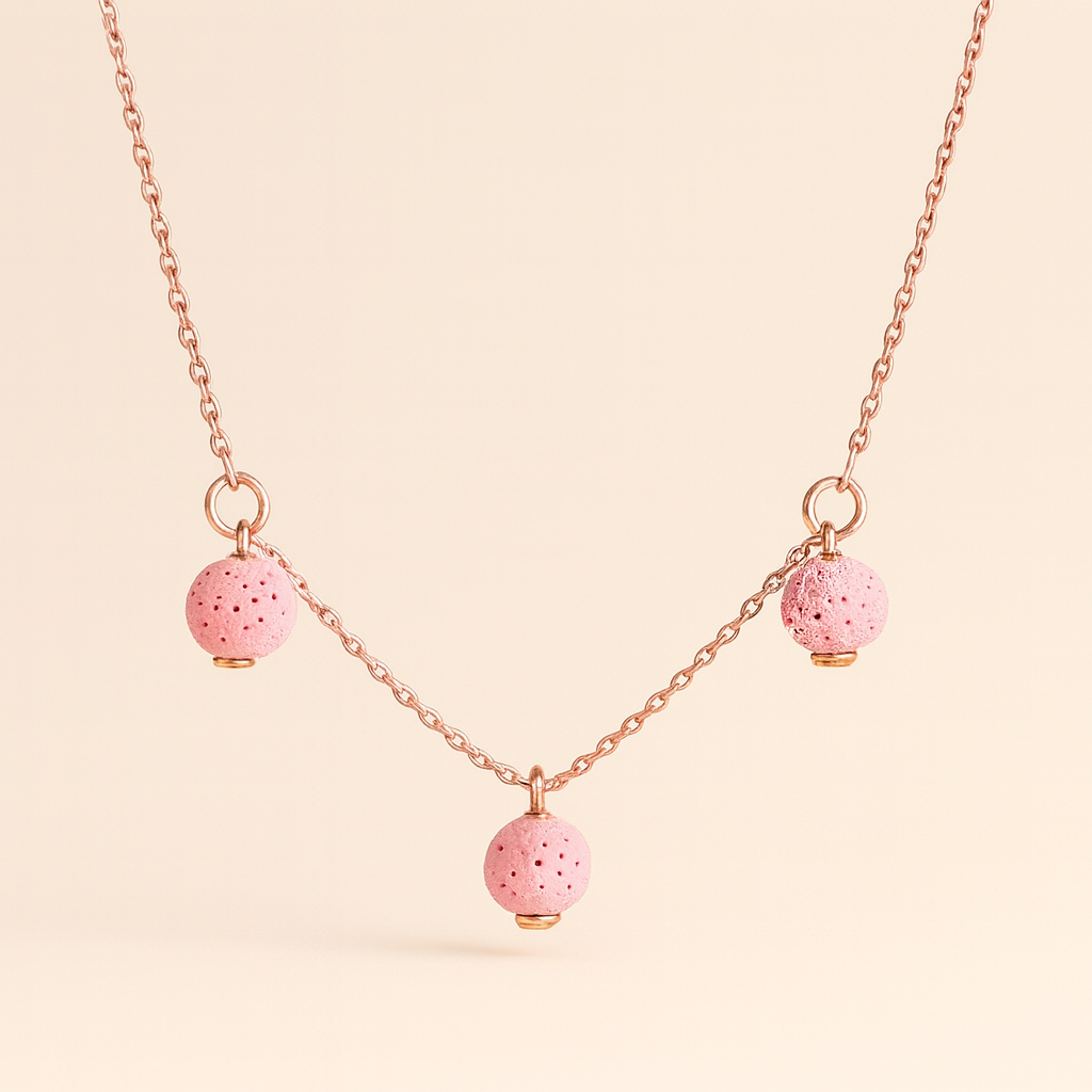 Trinity argent plaqué or rose 3µ