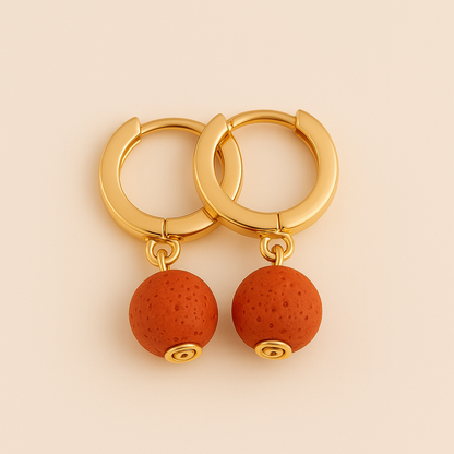 Boucles d'oreilles Soléia - Argent  Plaqué Or jaune 3μ