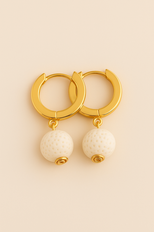 Boucles d'oreilles Soléia - Argent  Plaqué Or jaune 3μ