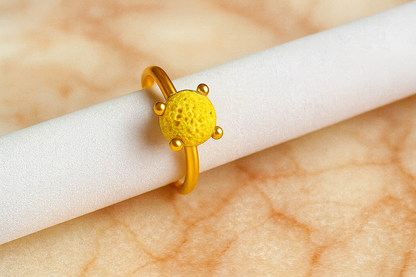 Calyma argent 925 plaqué or jaune 3µ