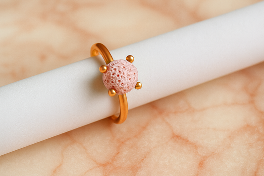 Calyma argent 925 plaqué or rose 3µ
