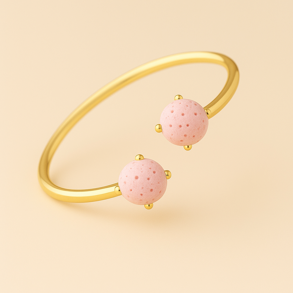 Dualis Jonc argent plaqué or jaune 3µ