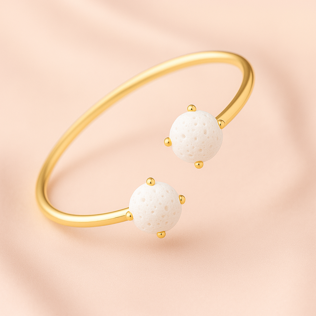 Dualis Jonc argent plaqué or jaune 3µ