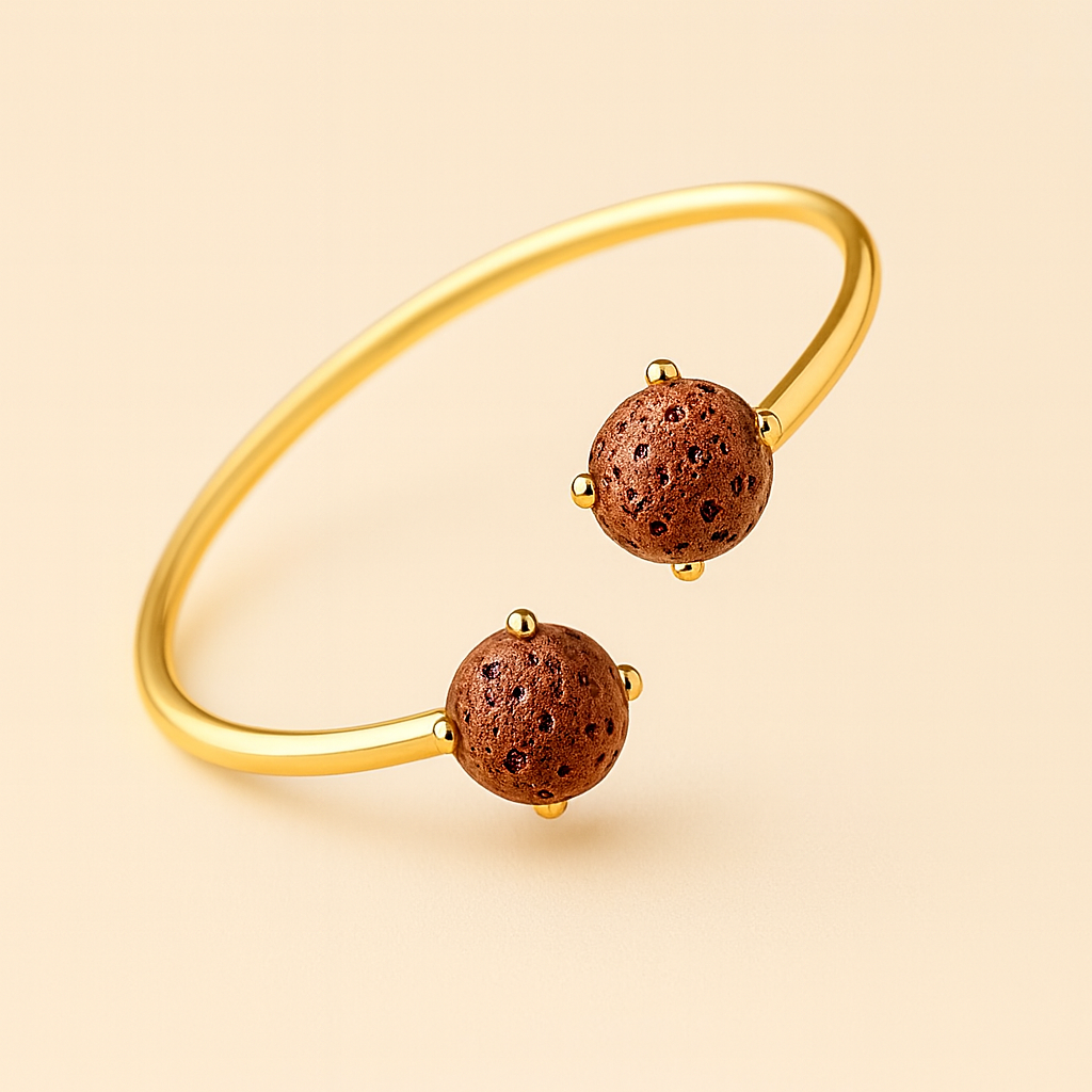 Dualis Jonc argent plaqué or jaune 3µ