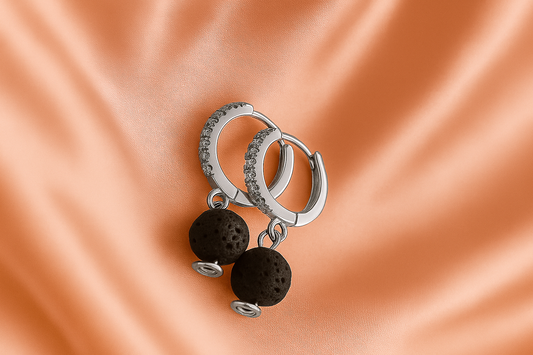 Boucles d'oreilles Halo Flora Argent 925