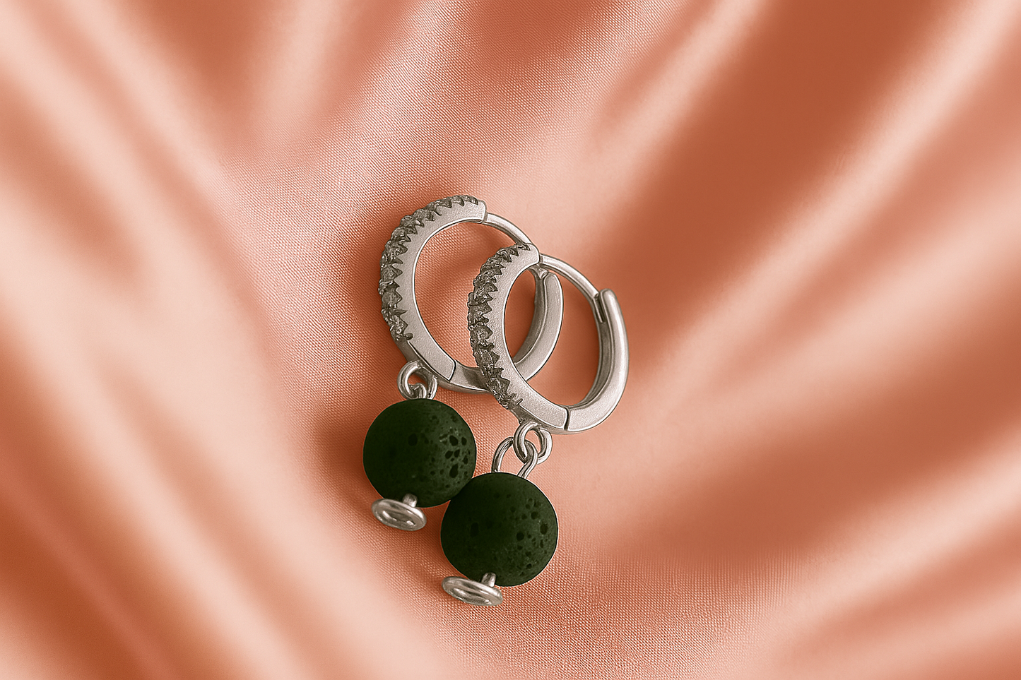 Boucles d'oreilles Halo Flora Argent 925