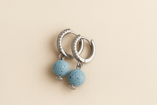 Boucles d'oreilles Halo Flora Argent 925