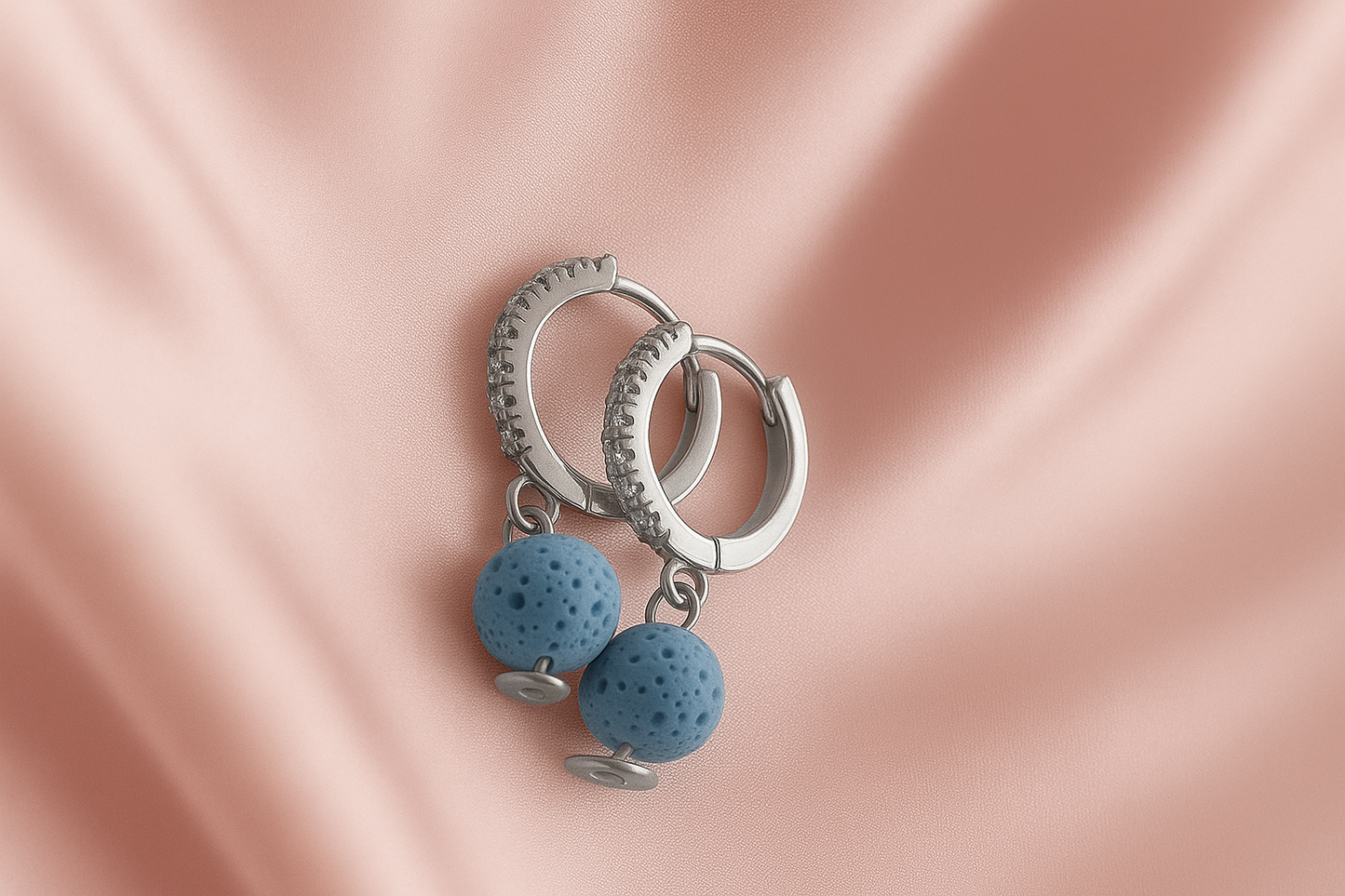 Boucles d'oreilles Halo Flora Argent 925