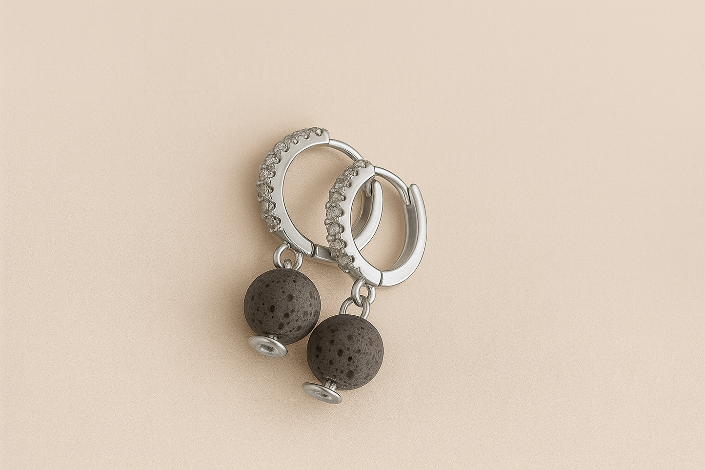 Boucles d'oreilles Halo Flora Argent 925