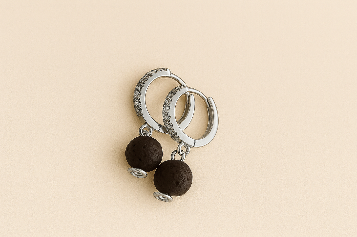 Boucles d'oreilles Halo Flora Argent 925