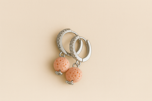 Boucles d'oreilles Halo Flora Argent 925