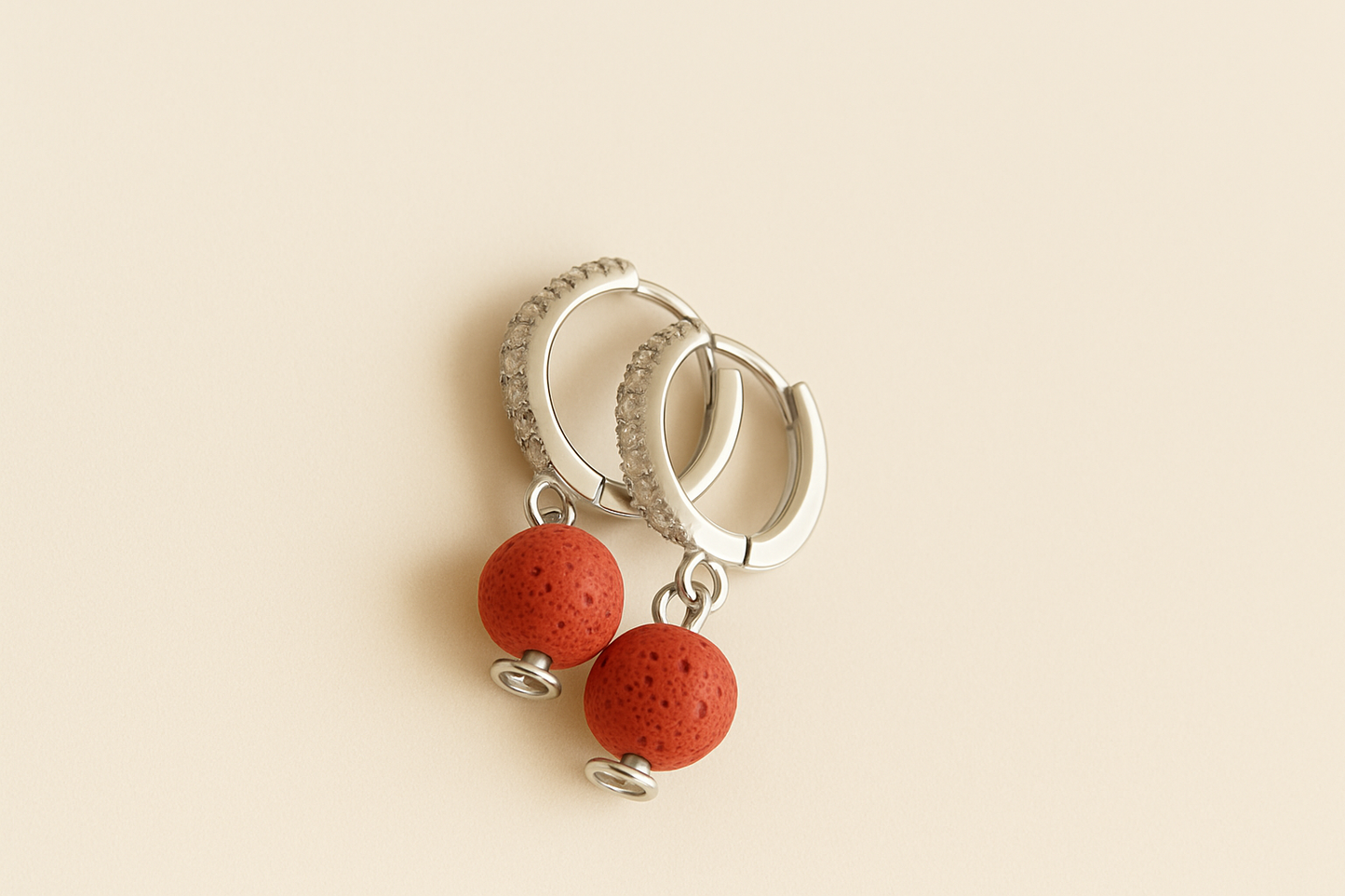 Boucles d'oreilles Halo Flora Argent 925