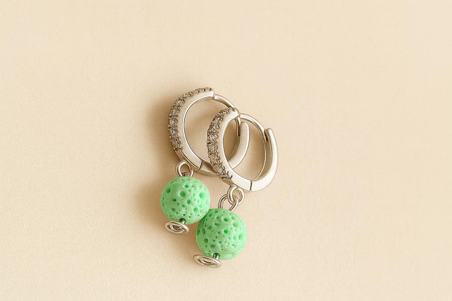 Boucles d'oreilles Halo Flora Argent 925