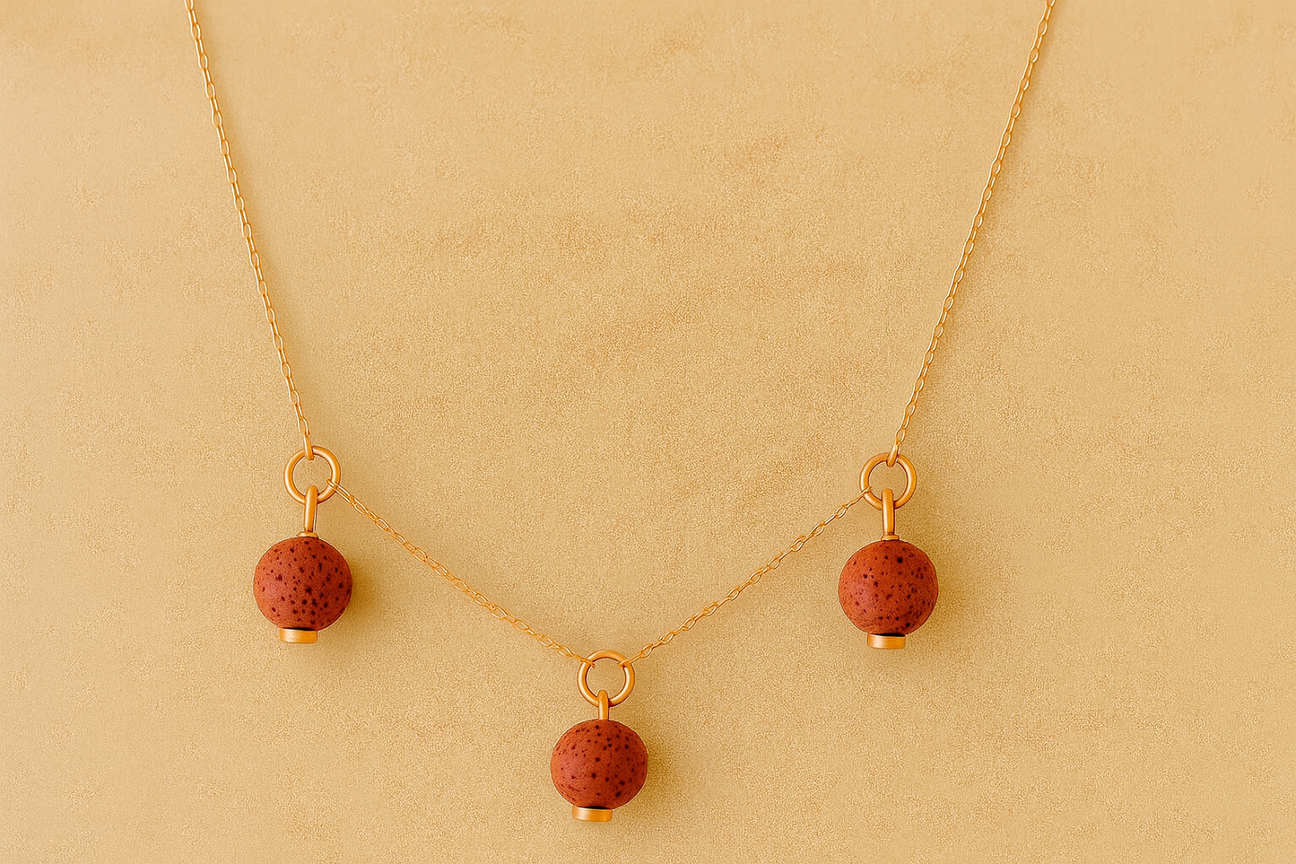 Trinity argent plaqué or rose 3µ