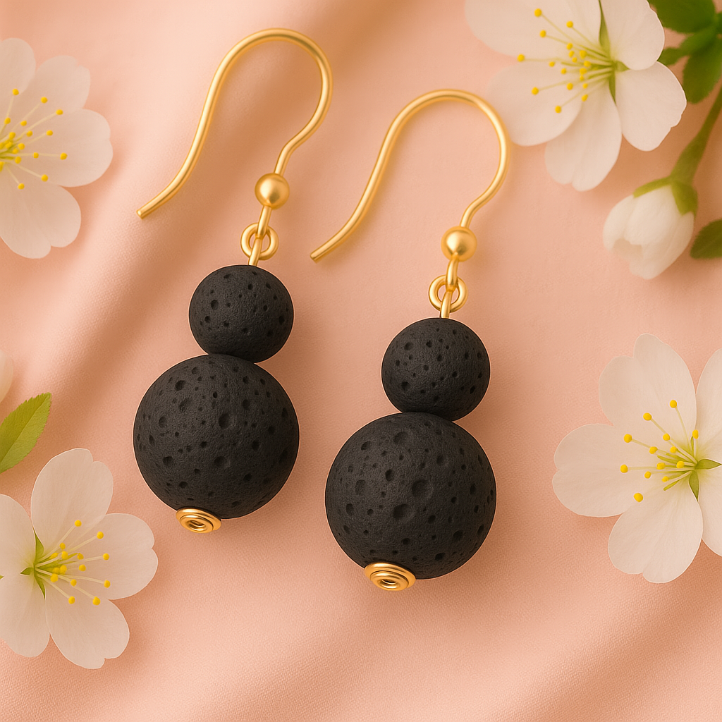 Boucles d'oreilles Luma Flos - Argent plaqué or jaune 3µ