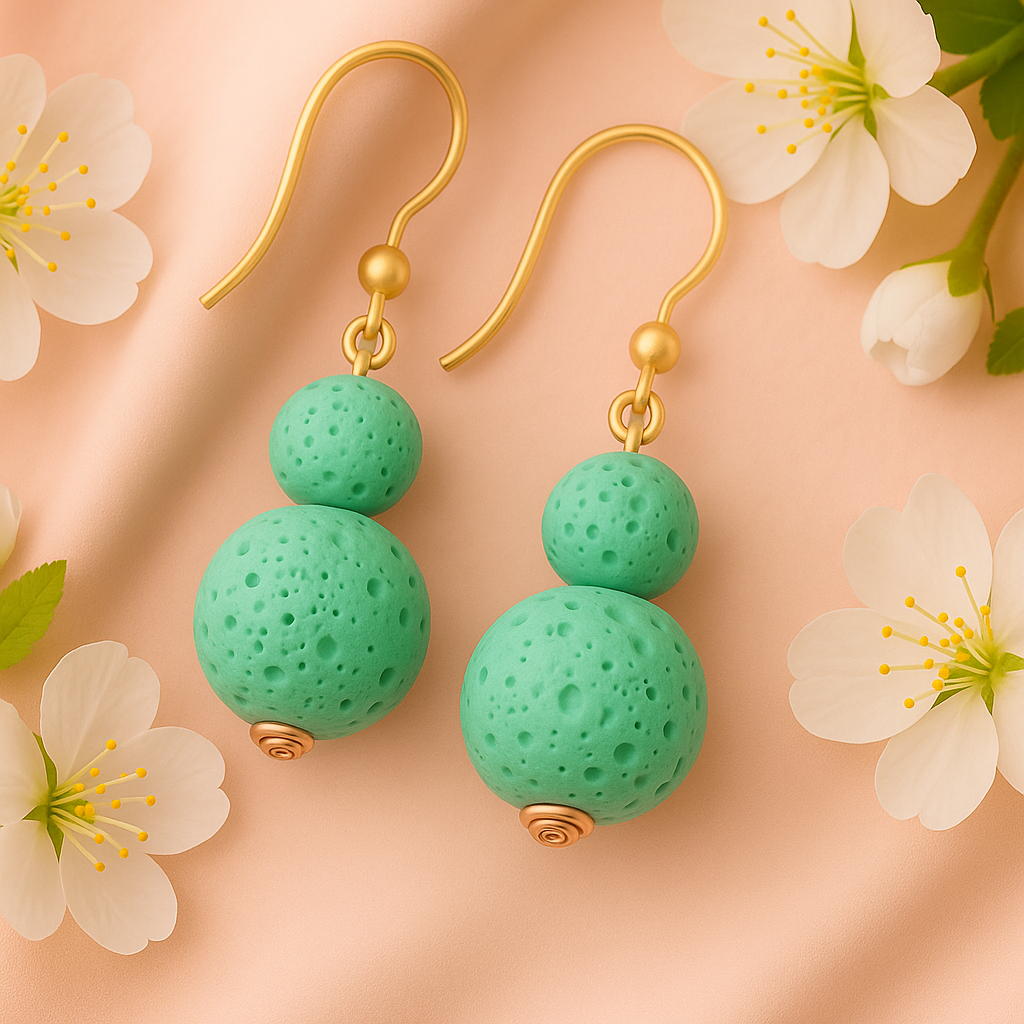 Boucles d'oreilles Luma Flos - Argent plaqué or jaune 3µ